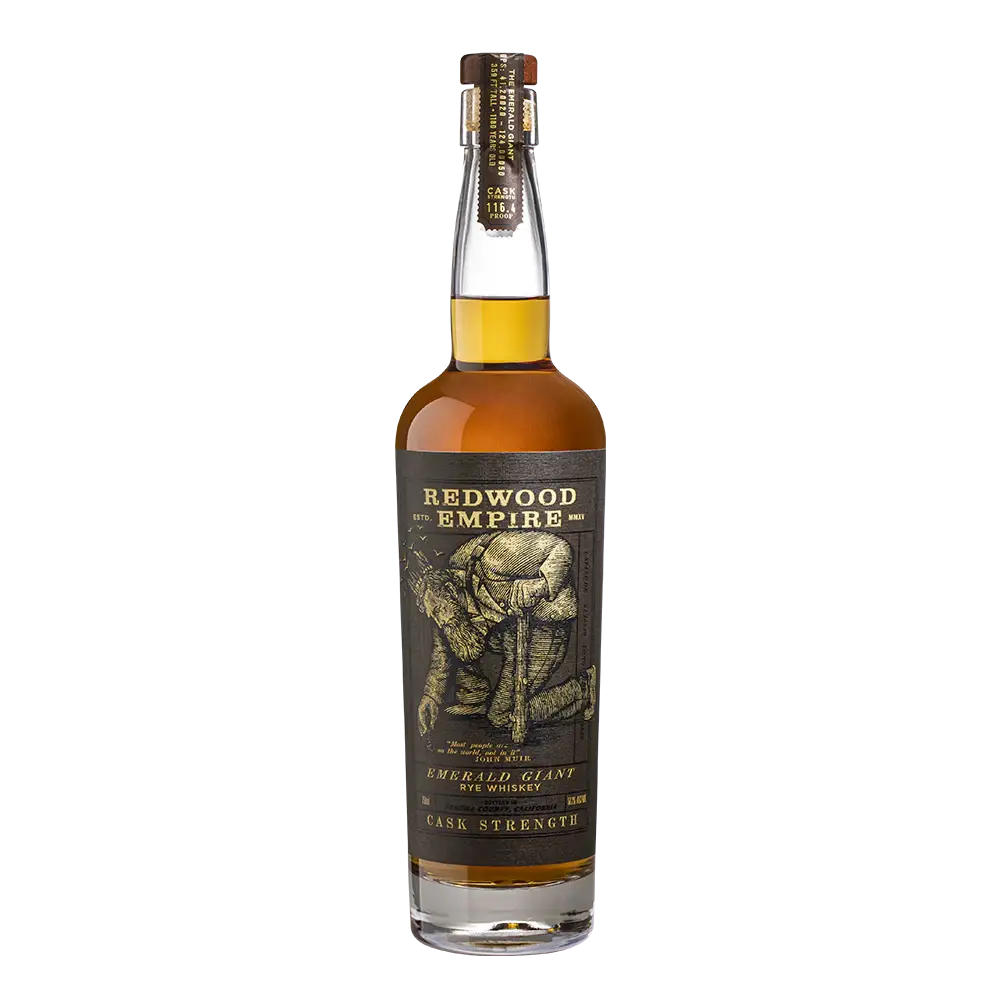 Redwood Empire Emerald Giant Rye Whisky Cask Strength 750Ml Bottle Image