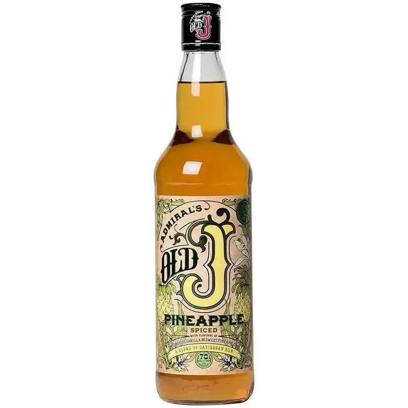 Admiral S Old J Pineapple Spiced Rum 750Ml Bottle Image