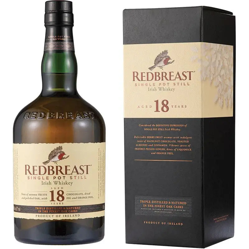 Redbreast 18 Year Old Single Pot Still Irish Whiskey 750Ml Bottle Image