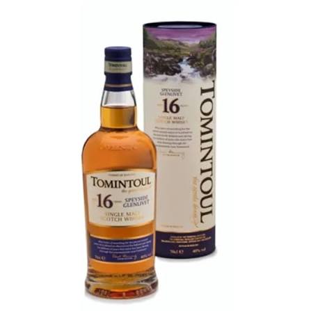 Tomintoul Single Malt Scotch Whisky Aged 16 Years 50mL