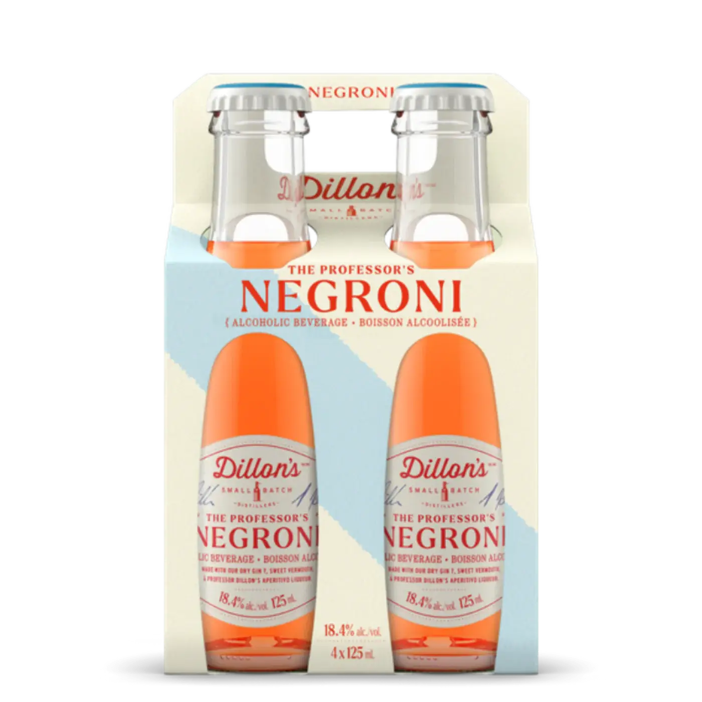 Dillon S Pre Mixed Negroni 4X125Ml Bottle Image