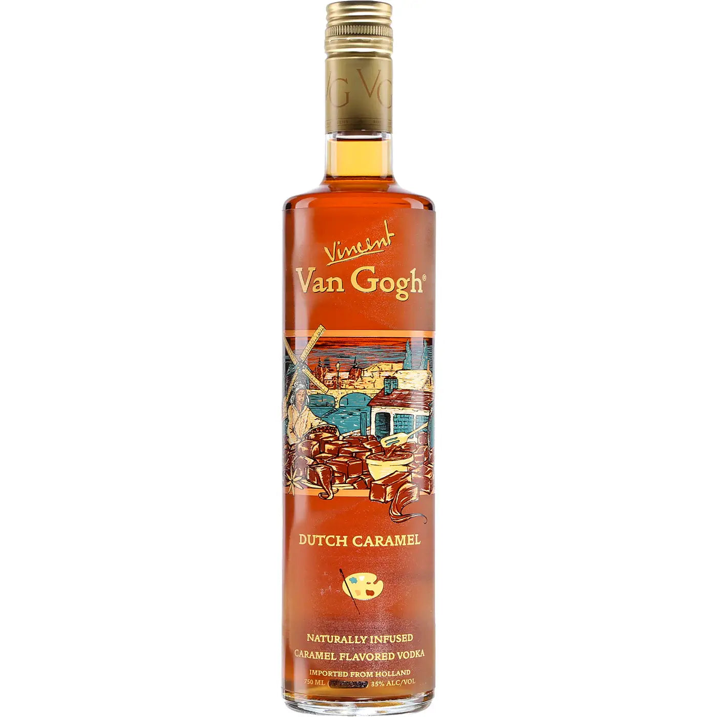 Vincent Van Gogh Dutch Caramel Vodka 750Ml Bottle Image