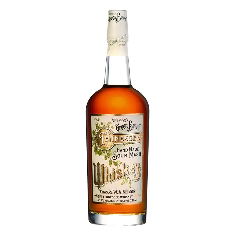 Nelson S Green Brier Tennessee Hand Made Sour Mash Whiskey 750Ml Bottle Image