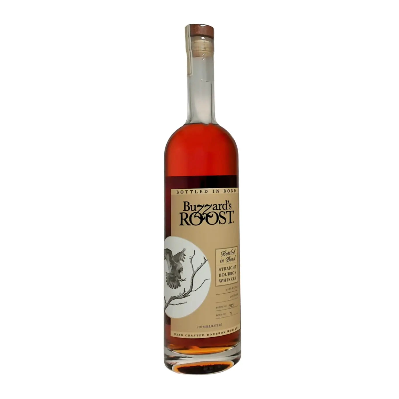 Buzzards Roost Bottled In Bond Straight Bourbon Whiskey 750Ml Bottle Image