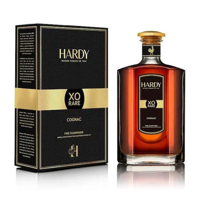 Buy HARDY XO RARE COGNAC 700ML, premium fine champagne cognac in elegant box and bottle