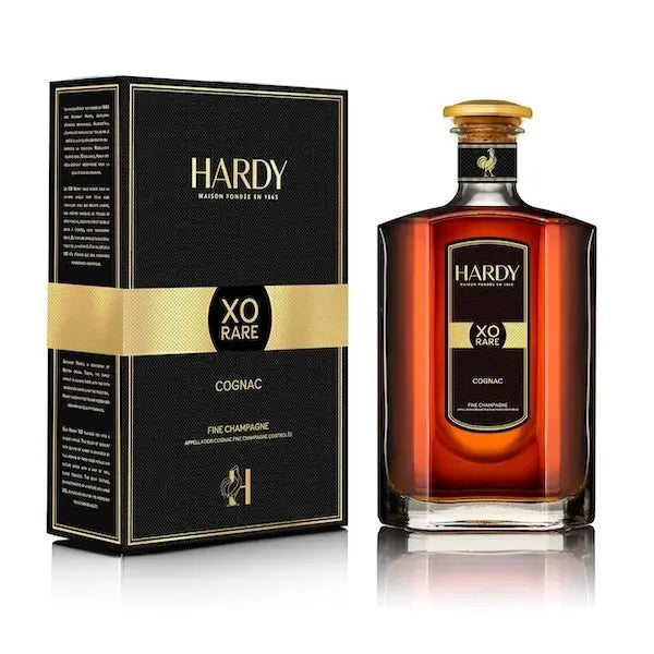 Buy HARDY XO RARE COGNAC 700ML, premium fine champagne cognac in elegant box and bottle
