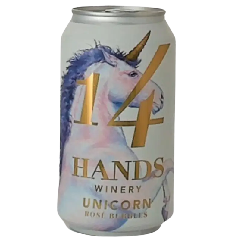 14 Hands Unicorn Rose Bubbles 355Ml Can Bottle Image
