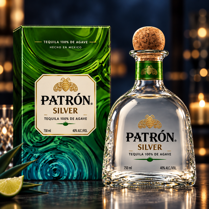 Patron Silver Rain Water Tin Limited Edition 750mL