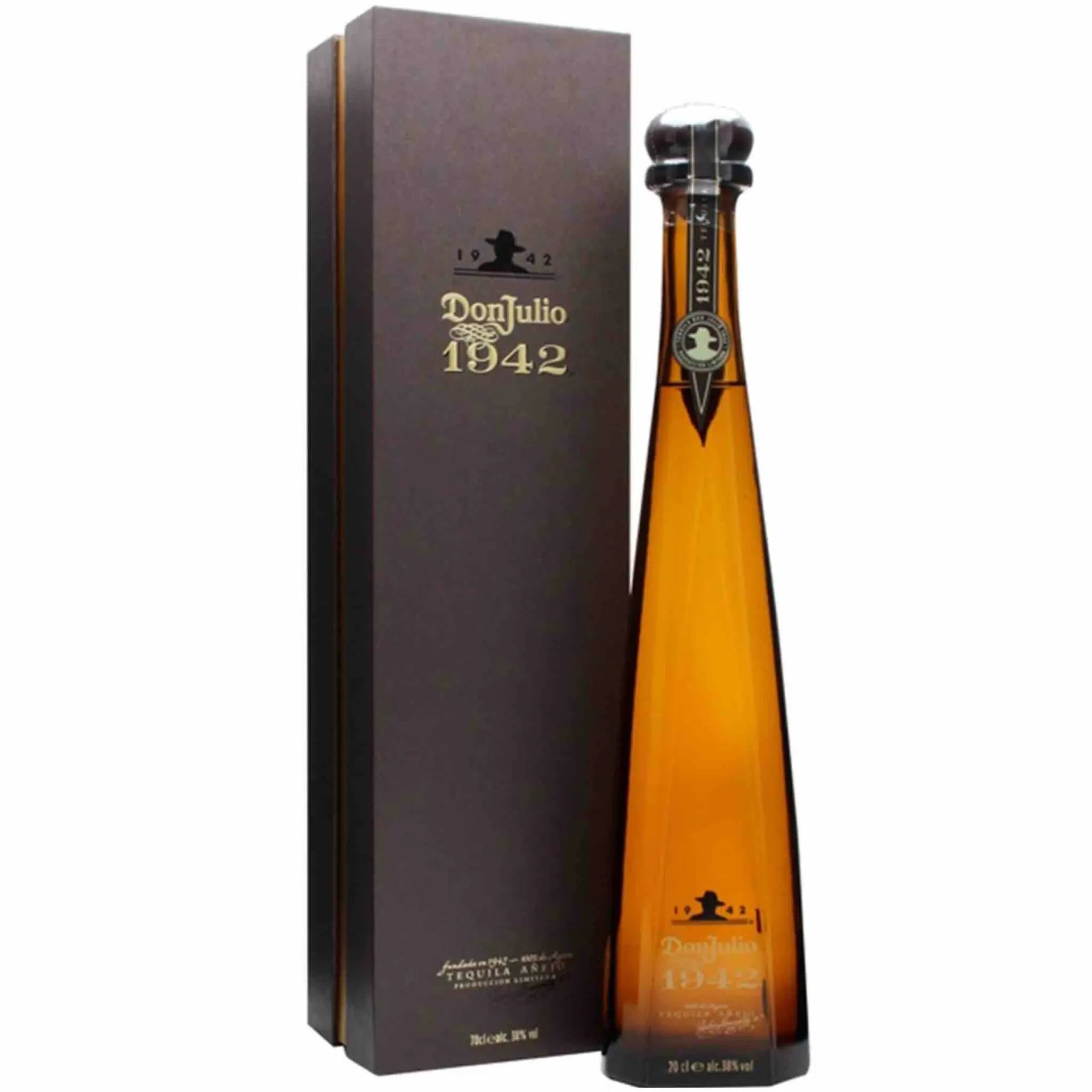 Buy Don Julio 1942 tequila bottle with box, premium aged tequila, amber liquor
