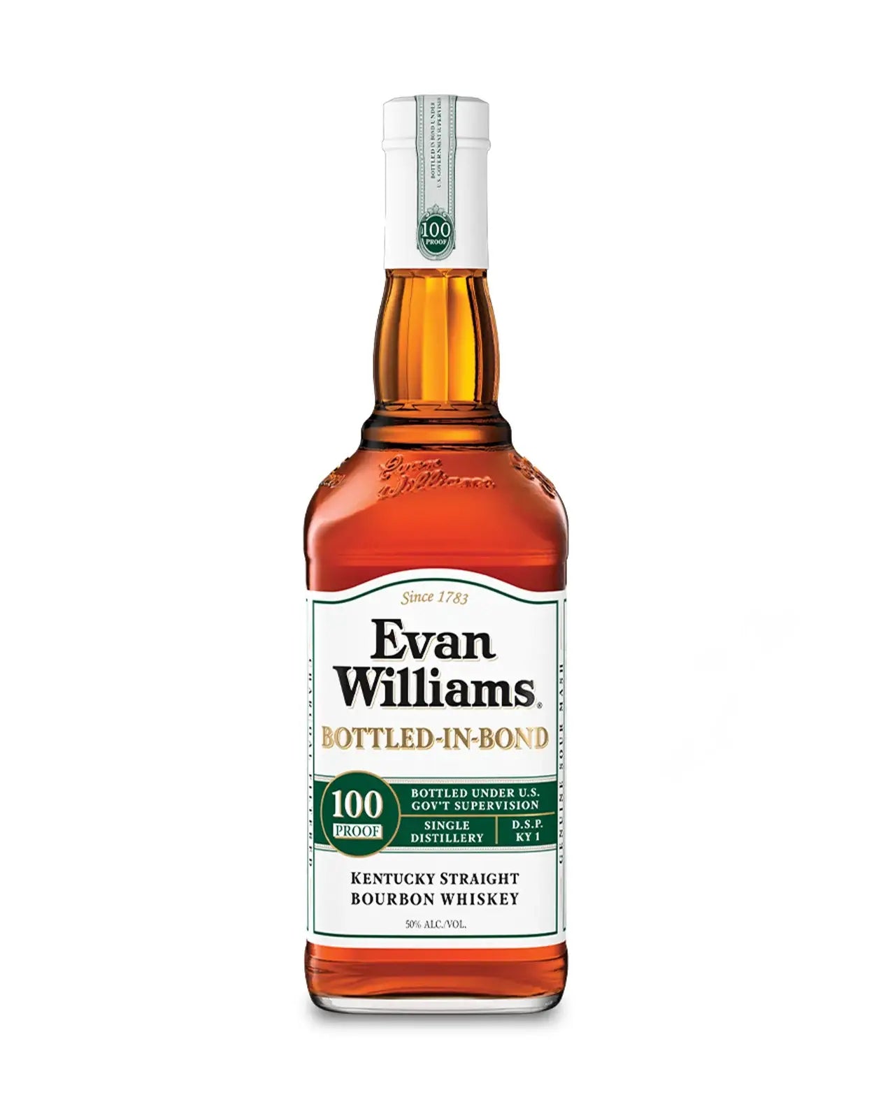 Evan Williams Bottled In Bond Bourbon Whisky 750Ml Bottle Image