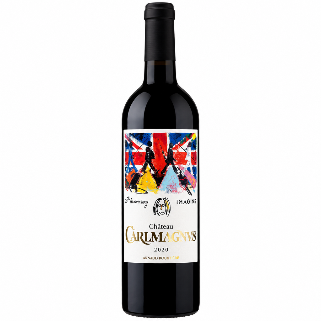 Chateau Carlmagnus wine bottle from Chateau, featuring a dark glass bottle with a detailed label and gold foil capsule.