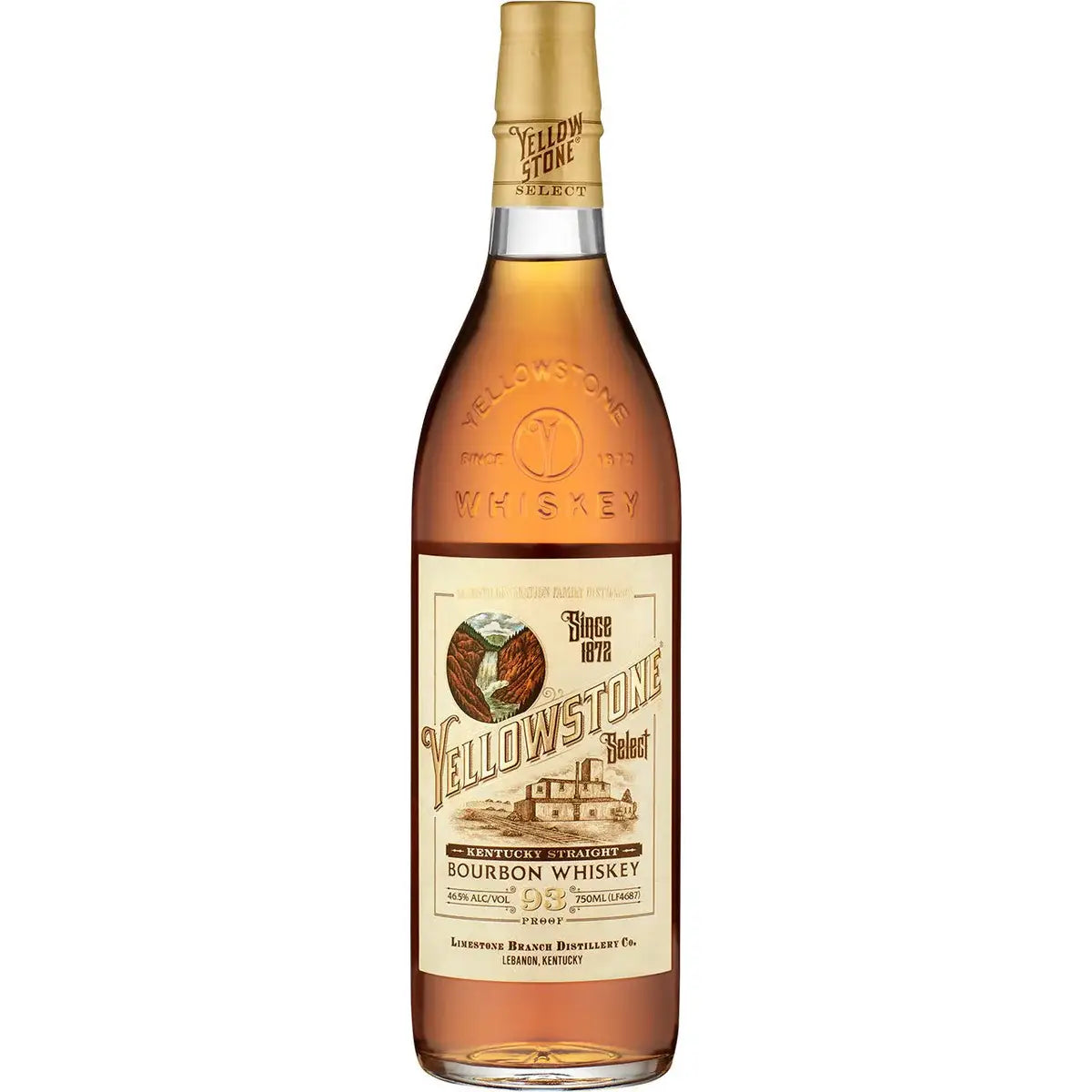 Yellowstone Select 93 Proof Kentucky Straight Bourbon Whisky 750Ml Bottle Image