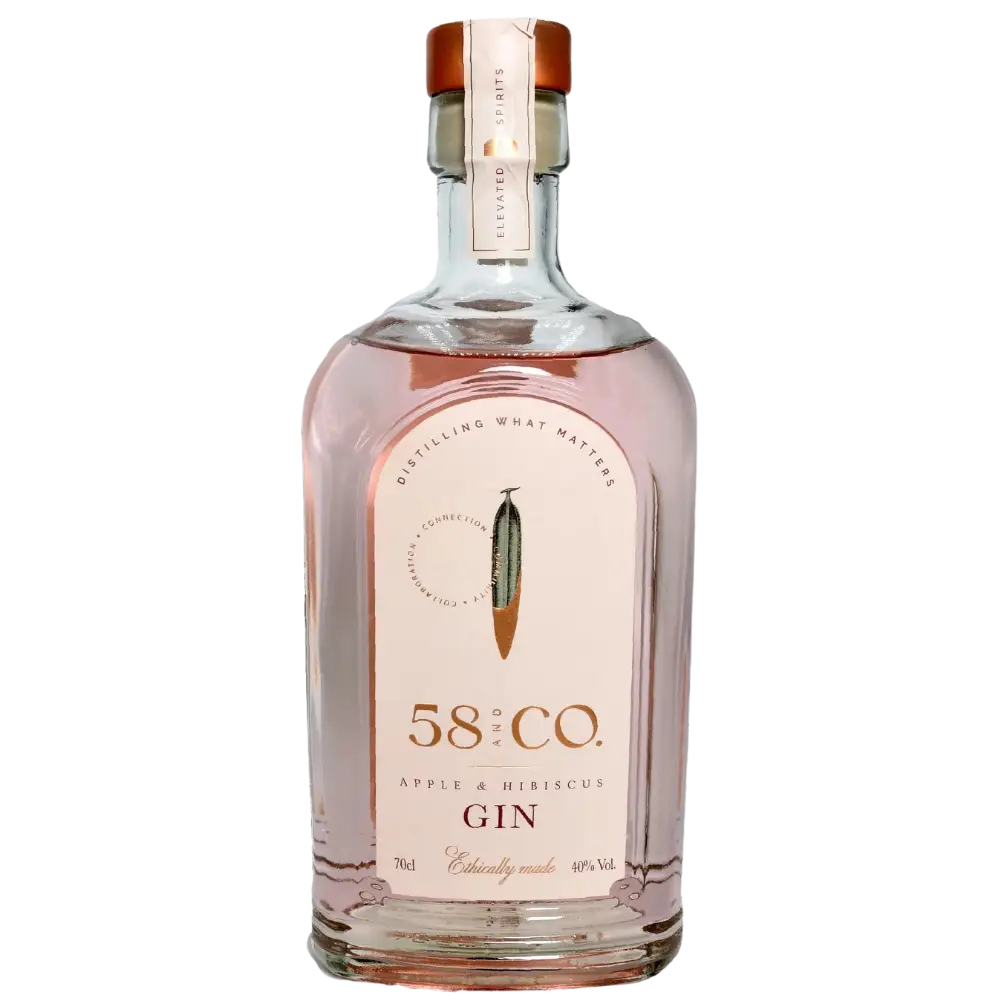 58 Gin Pink Apple And Hibiscus 700Ml Bottle Image