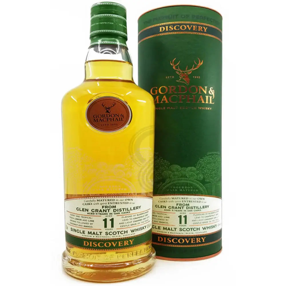 Gordon Amp Macphail Discovery Glen Grant Distillery Single Malt Scotch Whisky Aged 11 Years 750Ml Bottle Image