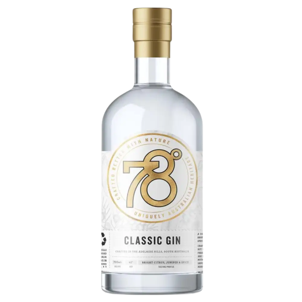 78 Degrees Classic Gin 700Ml Bottle Image