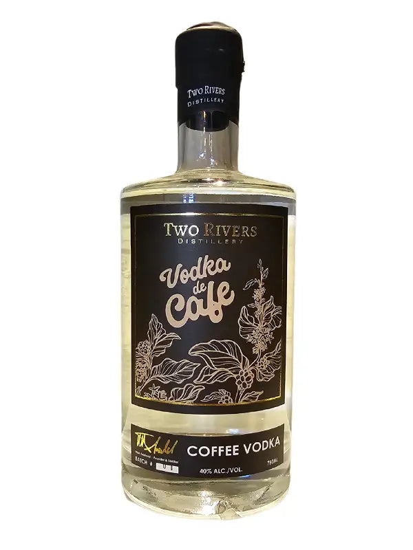 Two Rivers Distillery Coffee Vodka 750Ml Bottle Image