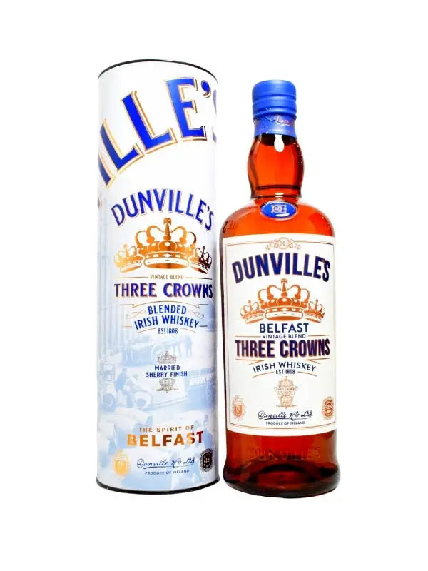Dunville S Three Crowns Blended Irish Whisky 700Ml Bottle Image