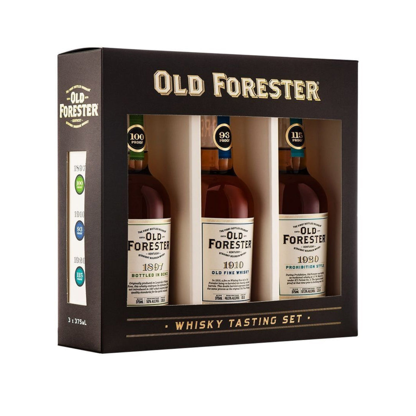 Old Forester Whiskey Tasting Set 3x375mL