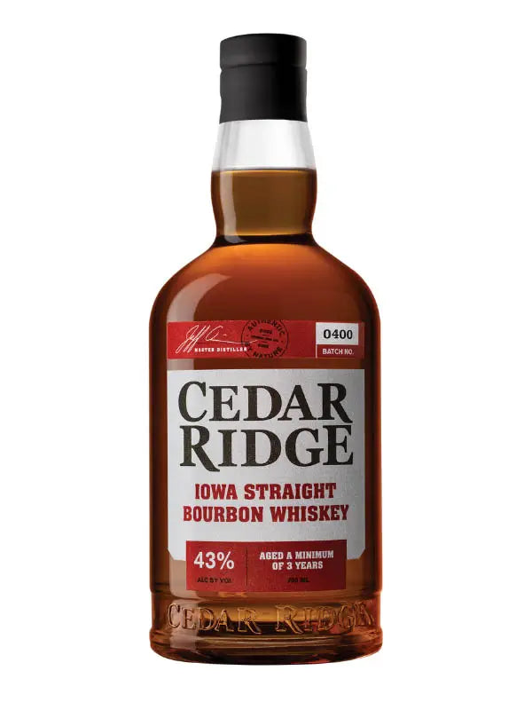 Cedar Ridge Iowa Straight Bourbon 750Ml Bottle Image