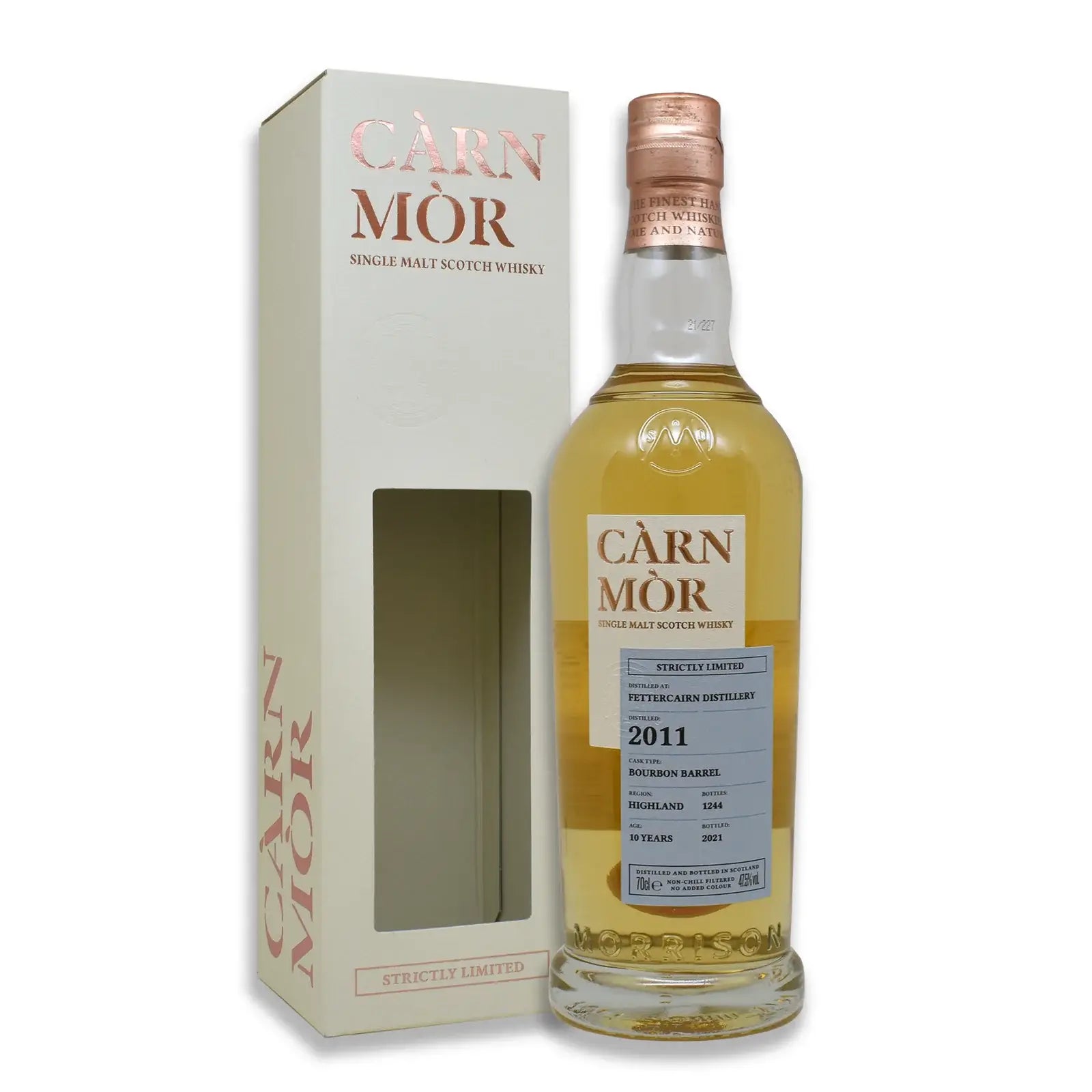 Carn Mor Fettercairn 10 Year Single Malt Scotch Whisky 700Ml Bottle Image