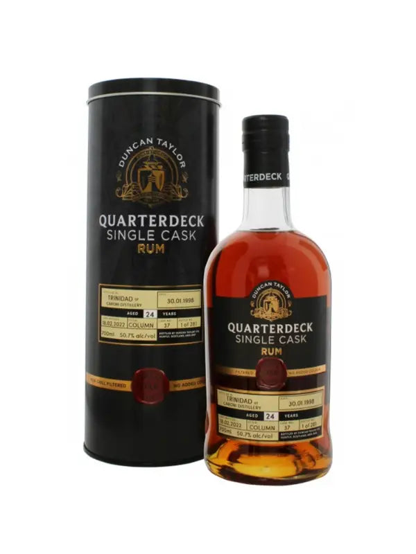Duncan Taylor Quarter Deck Single Cask Rum Trinidad 700Ml Bottle Image