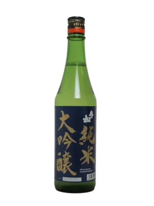Okunomatsu Junmai Dai Ginjo Navy Blue 720Ml Bottle Image