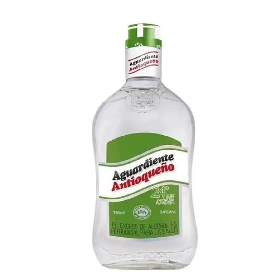 Aguardiente Antioqueno 24 Green 750Ml Bottle Image