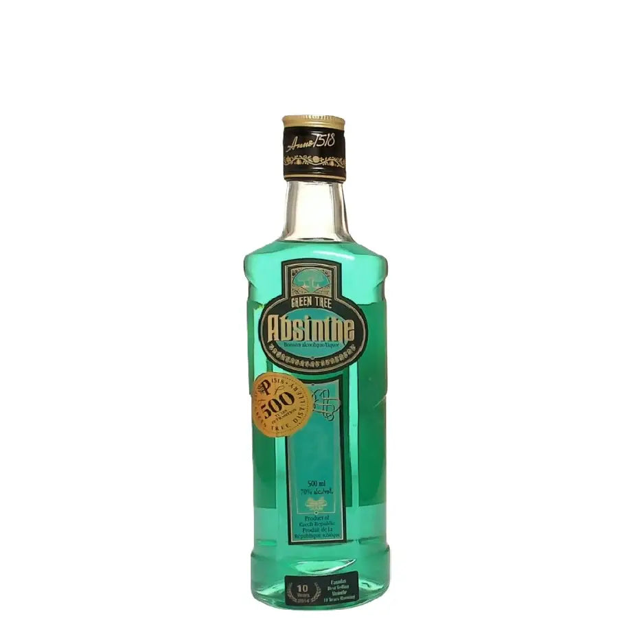 Absinthe Strong 70 Green Tree Est 1518 500Ml Bottle Image