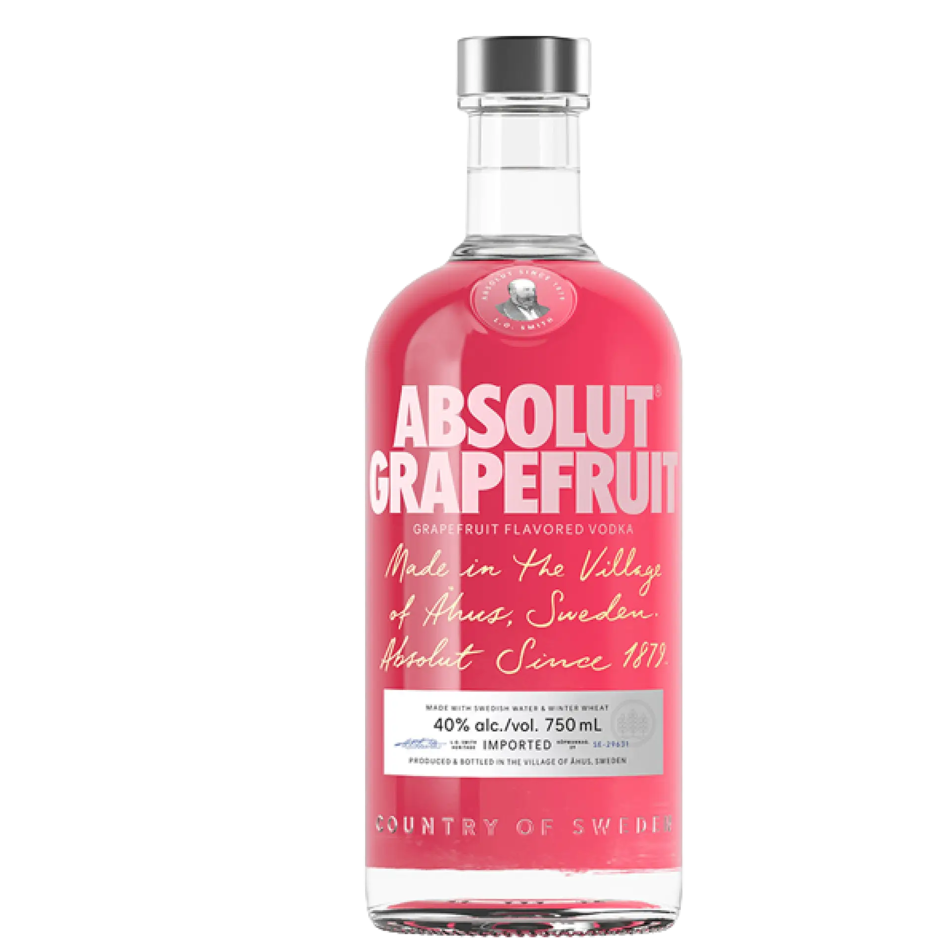 Buy Absolut Grapefruit 750mL, grapefruit flavored vodka bottle, 40% alc./vol.