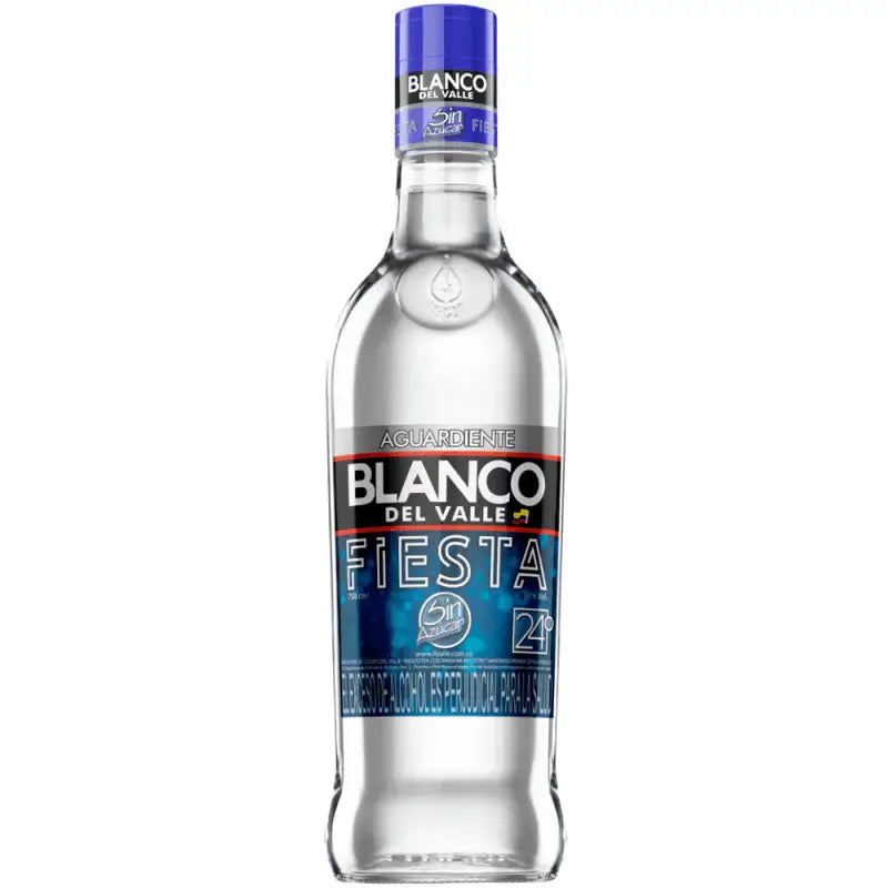 Buy Aguardiente Del Valle Sin Azucar Fiesta 750mL clear liquor bottle online