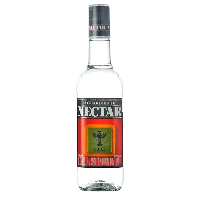 Buy Aguardiente Nectar 750mL bottle, clear Colombian spirit with red and black label