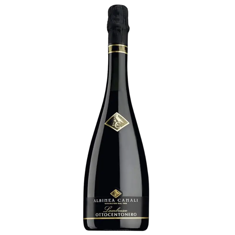 Buy Albinea Canali Ottocentonero Lambrusco 750mL, Italian sparkling red wine bottle