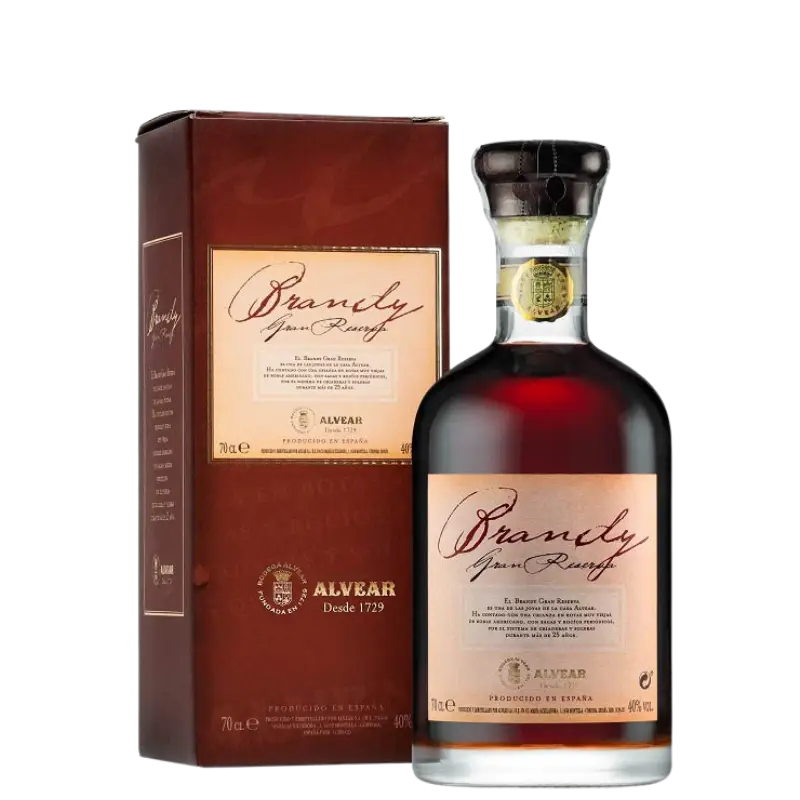 Alvear Brandy Gran Reserva 25 Year Old 700Ml Bottle Image