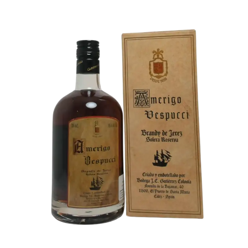 Amerigo Vespucci Brandy De Jerez Solera 700Ml Bottle Image