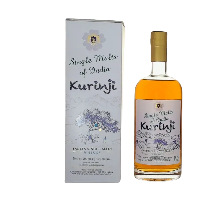 Amrut Kurinji Indian Single Malt Whisky 700Ml Bottle Image