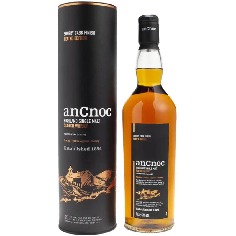 Ancnoc Peated Sherry Cask Batch 3 700Ml Bottle Image