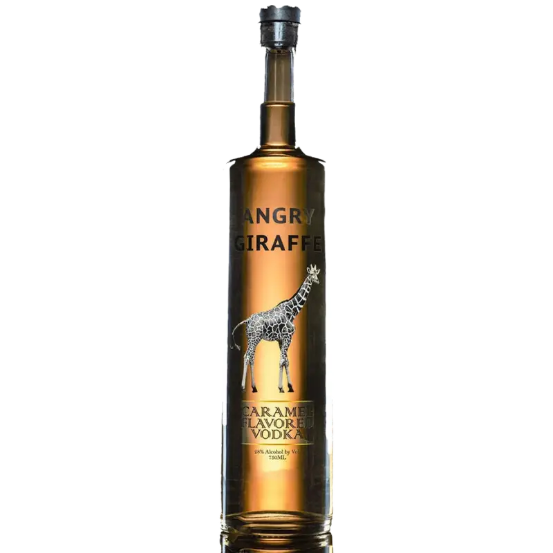 Angry Giraffe Caramel Flavoured Vodka 750Ml Bottle Image