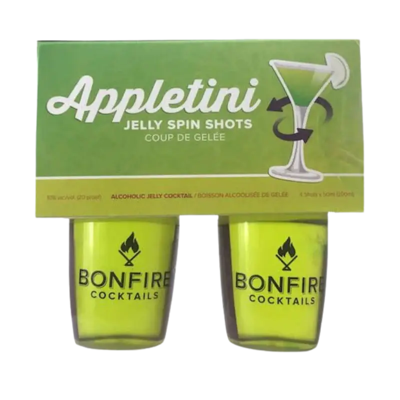 Appletini Jelly Spin Shots 4X50Ml Bottle Image