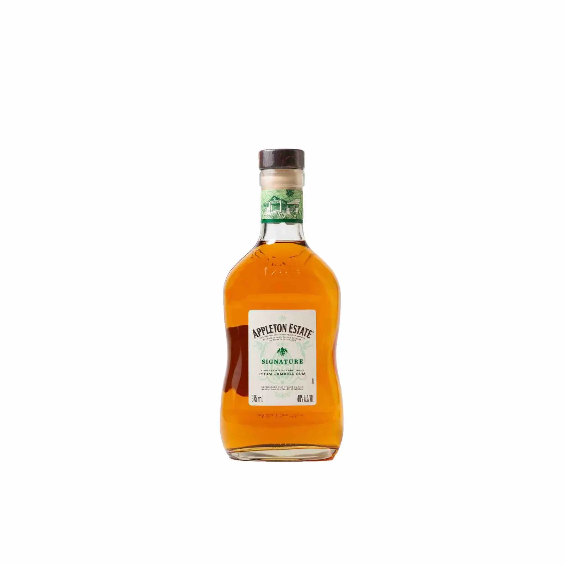 Buy Appleton Estate Signature Blend 375mL, premium Jamaican rum bottle on white background