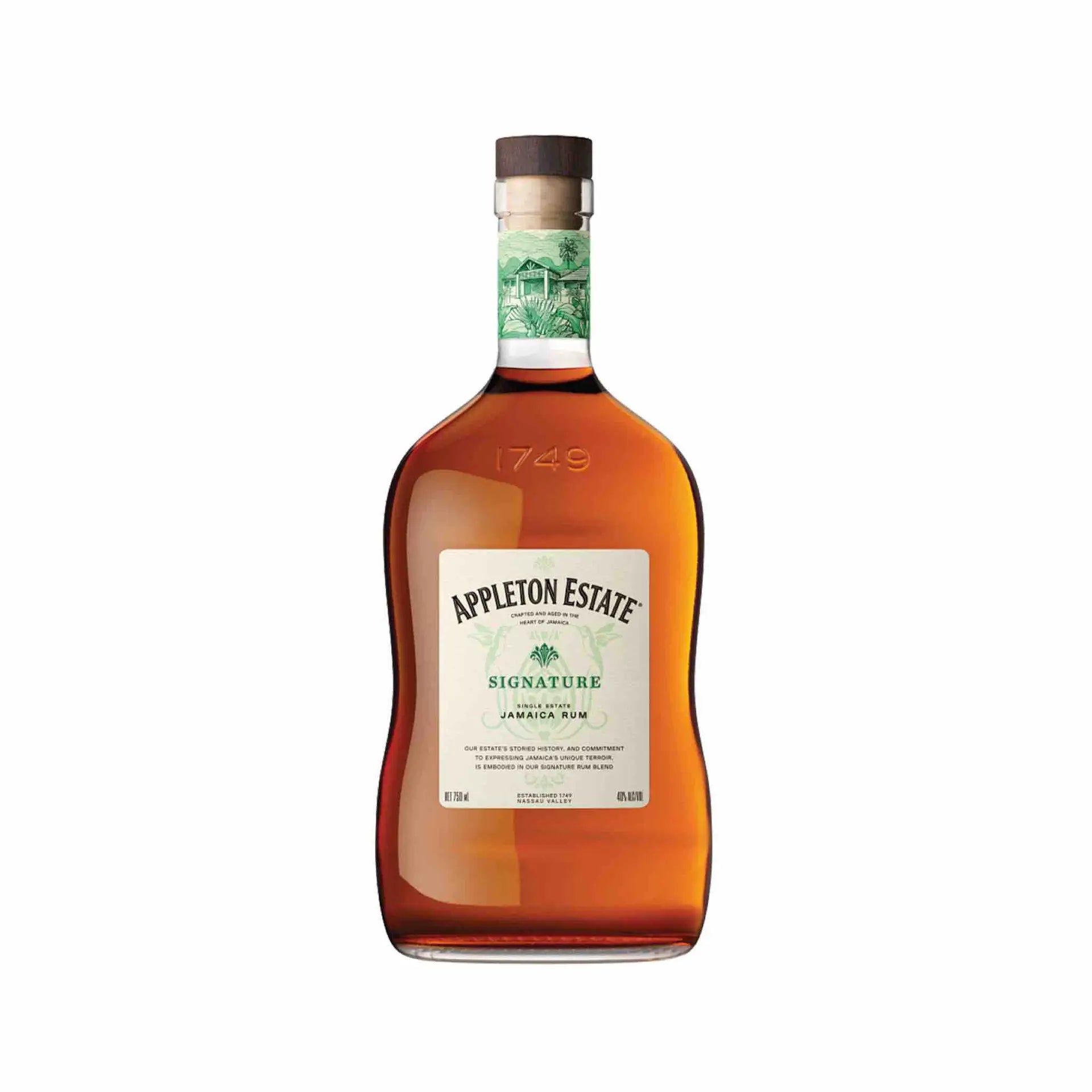 Buy Appleton Estate Signature Blend 750mL, Jamaican rum in unique curved bottle