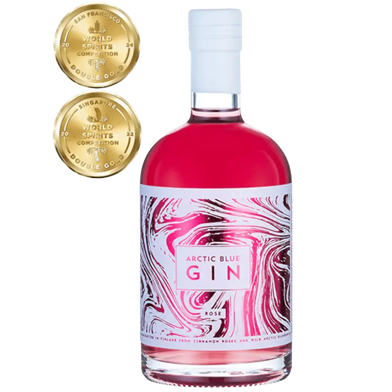 Arctic Blue Gin Rose 500Ml Bottle Image