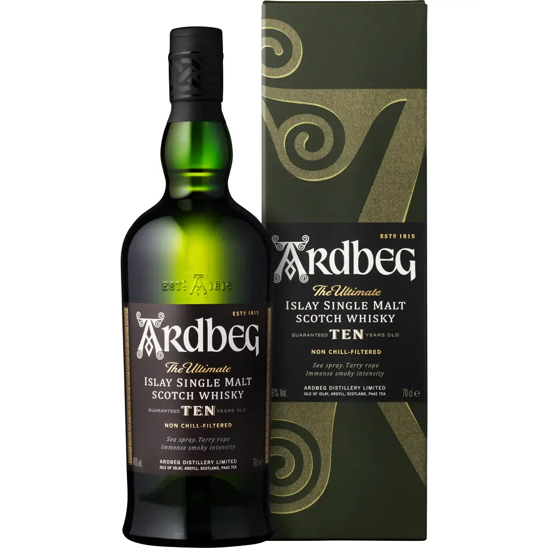 Buy Ardbeg 10 Year Old Islay Single Malt Scotch Whisky bottle with box