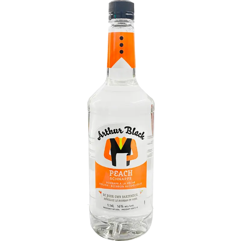Arthur Black Peach Schnapps 1 14L Bottle Image