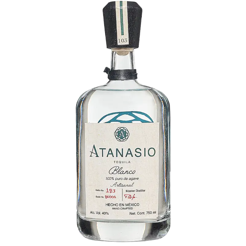 Atanasio Blanco Tequila 750Ml Bottle Image