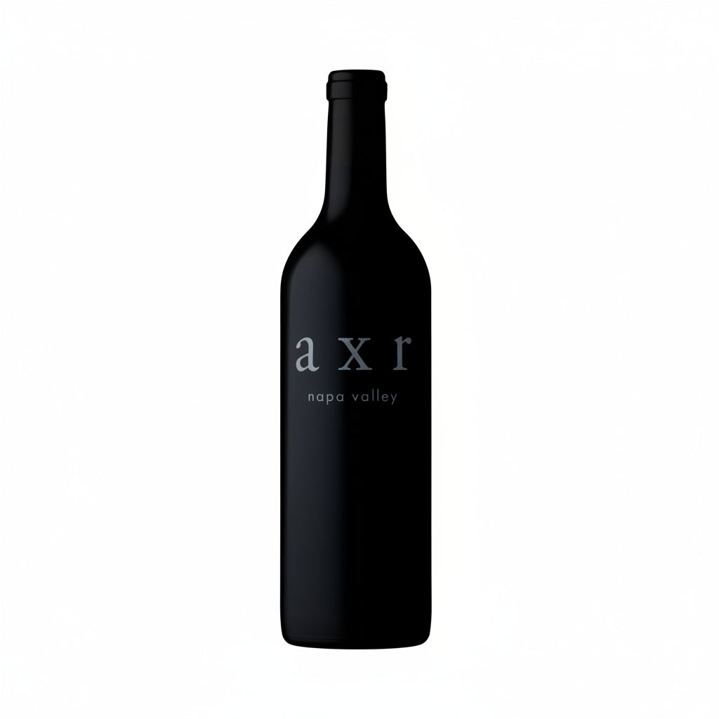 Bottle of Axr Napa Valley Proprietary Red wine in a 750mL bottle with a dark label and elegant design.