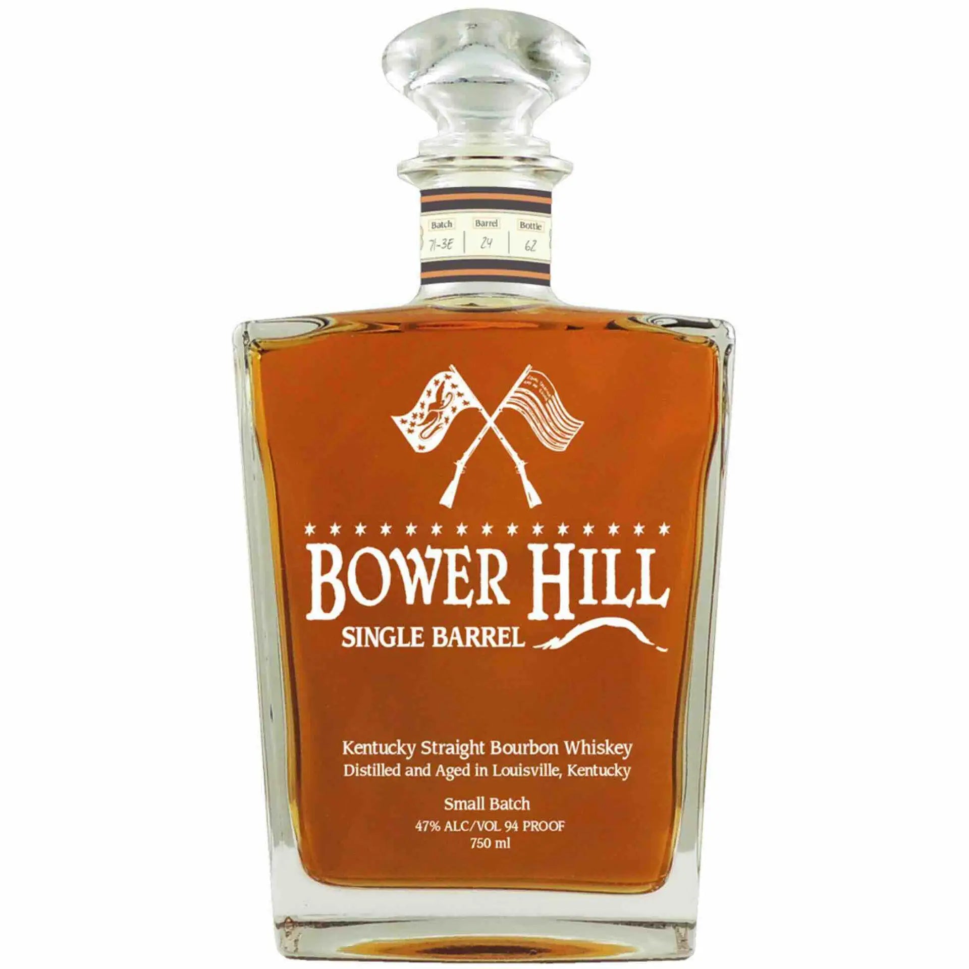 Buy Bower Hill Single Barrel Kentucky Straight Bourbon Whiskey, 750ml, glass bottle