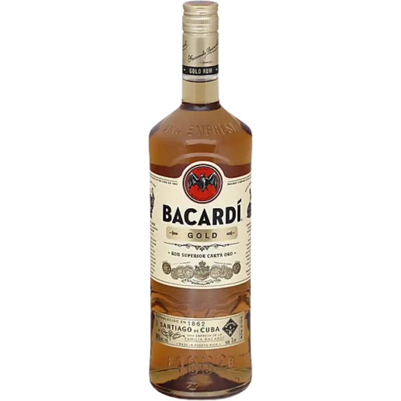 Bacardi Gold 1L Bottle Image