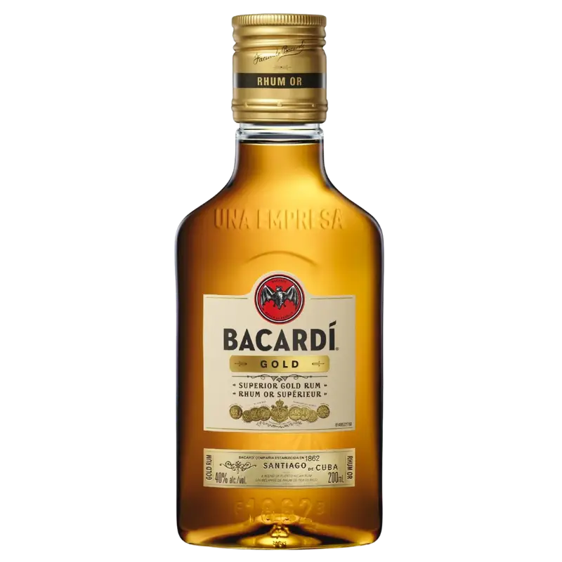 Bacardi Gold 200Ml Bottle Image