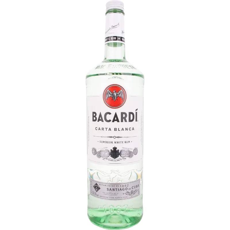 Bacardi Superior Rum 1L Bottle Image