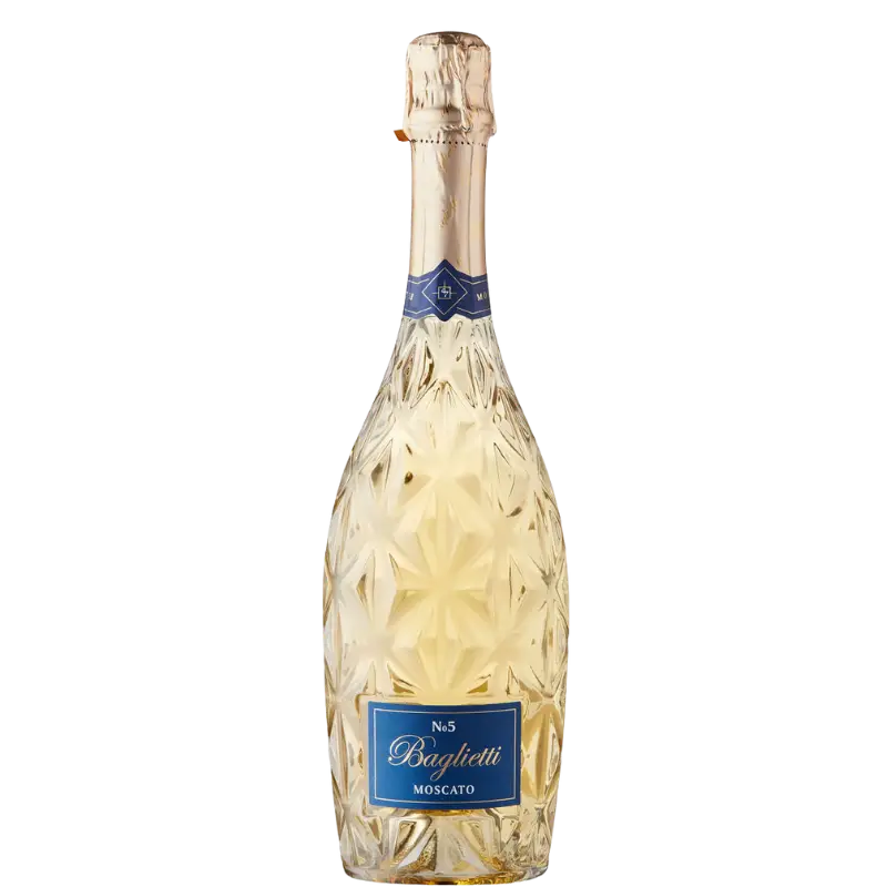 Buy Baglietti Moscato 750mL sparkling wine in textured glass bottle